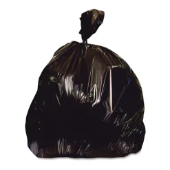 AccuFit 37 in. x 50 in. 44 gal. 0.9 mil Linear Low Density Can Liners with AccuFit Sizing - Black (50/Box)