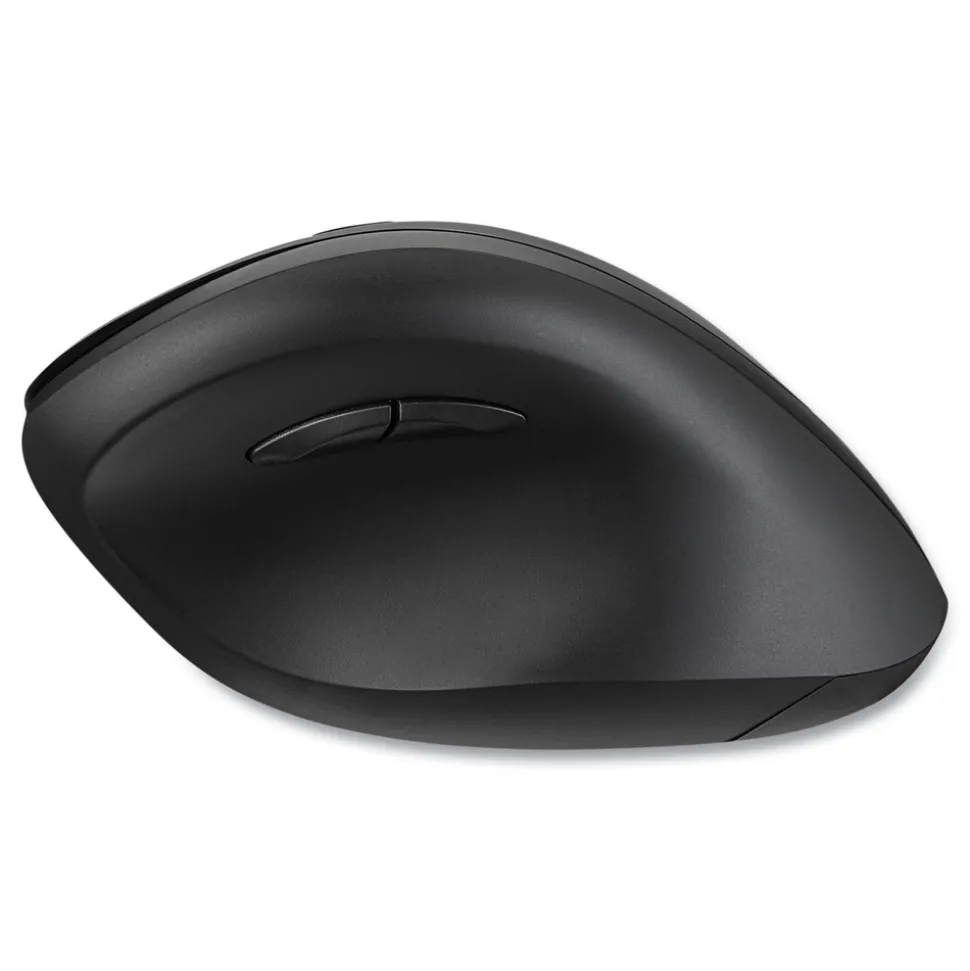 Adesso iMouse 2.4 GHz Frequency 33 ft. Wireless Range Right Hand Use Antimicrobial Vertical Wireless Mouse - Black/Granite