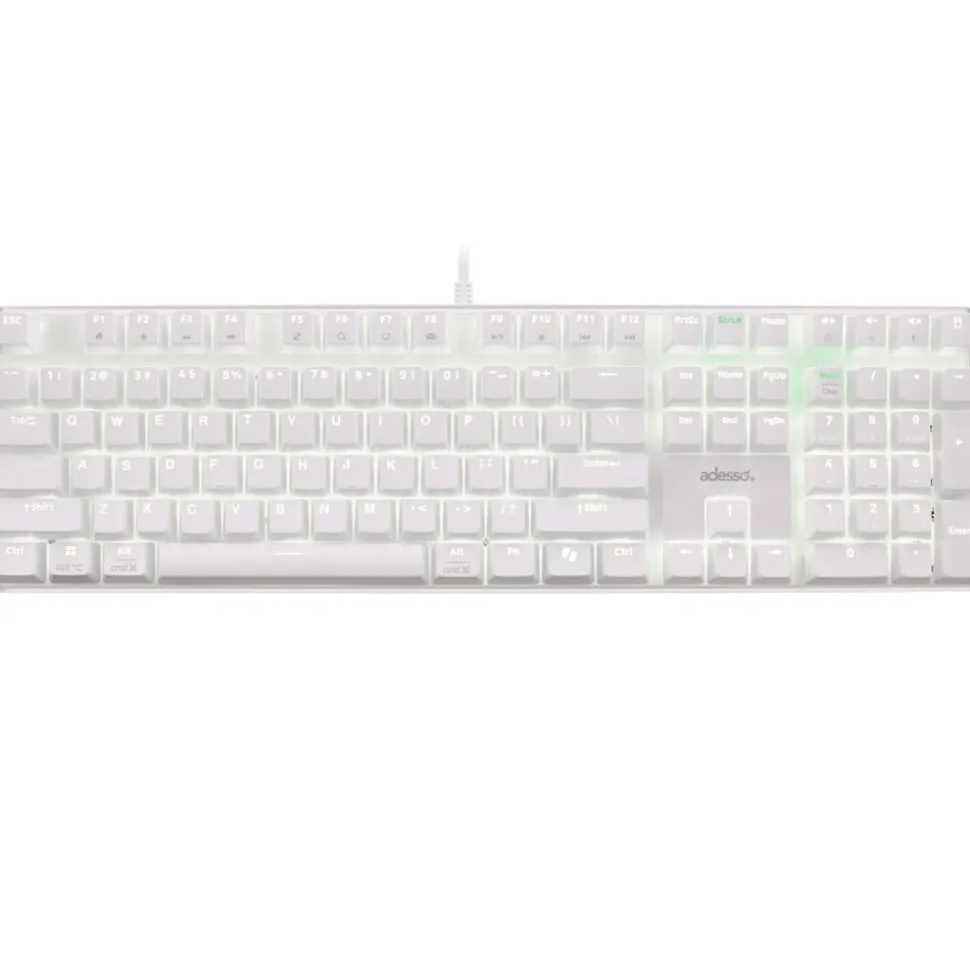 Adesso 680UW EasyTouch Keyboard - White