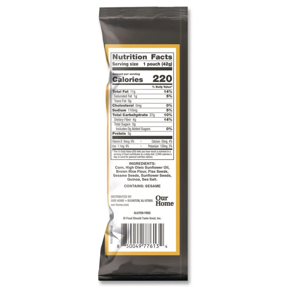 Advantus 1.5 oz. Tortilla Chips - Multigrain with Sea Salt (24/Carton)