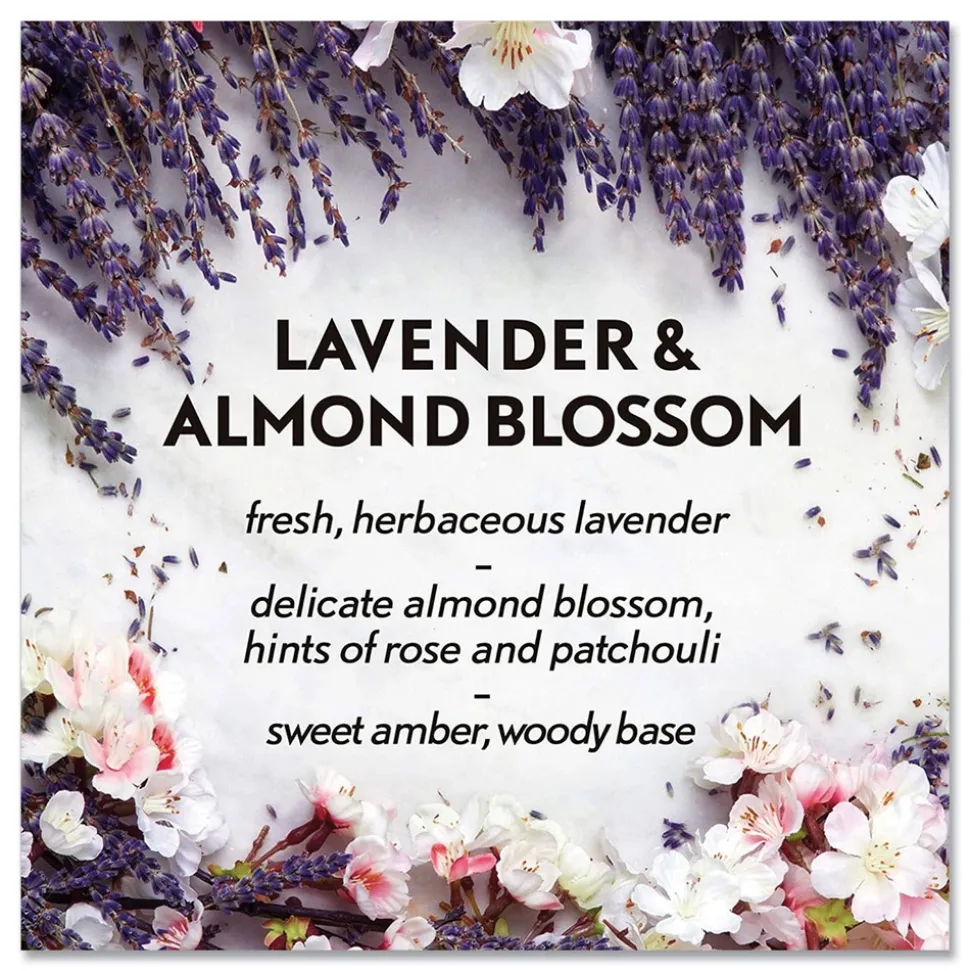 Air Wick 62338-02034 0.67 oz. Essential Mist Starter Kit - Lavender and Almond Blossom (4/Carton)