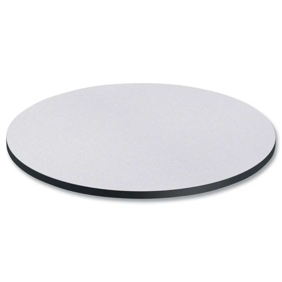 Alera 35.5 in. Diameter Round Reversible Laminate Table Top - White/Gray