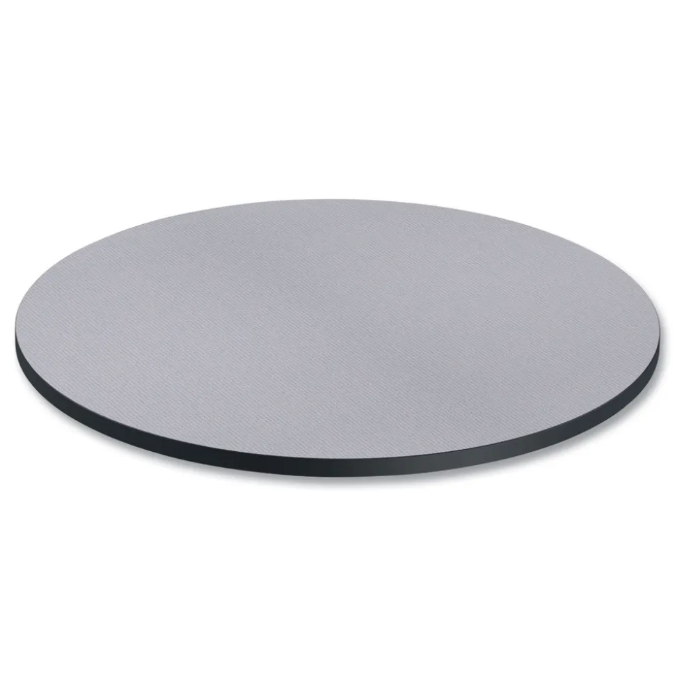 Alera 35.5 in. Diameter Round Reversible Laminate Table Top - White/Gray