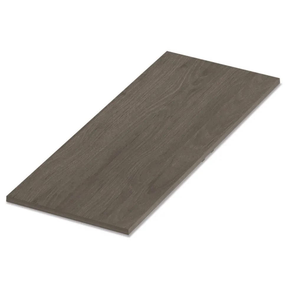 Alera 60 in. x 29 in. Seville Rectangular Training Table Top - Walnut