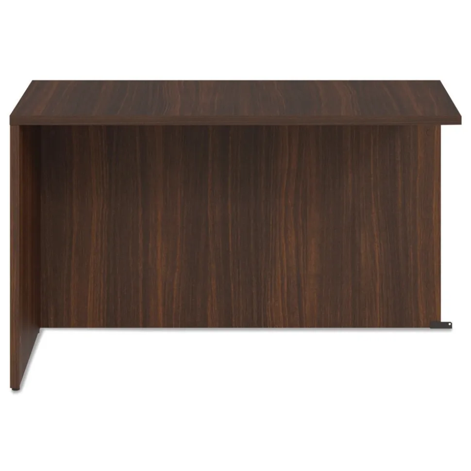 Alera 48 in. x 24 in. x 29 in. Seville Series Reversible Return Shell - Mahogany