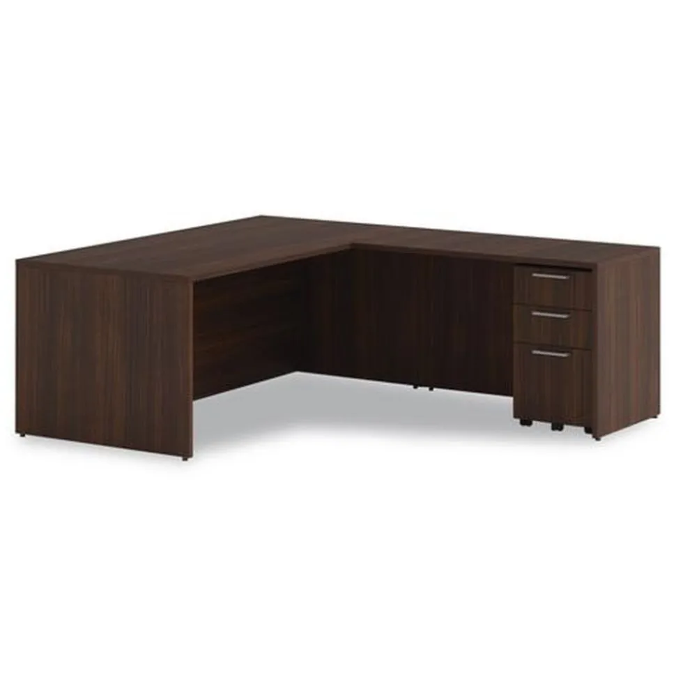 Alera 72 in. x 36 in. x 29 in. Seville Series Desk Shell - Mahogany