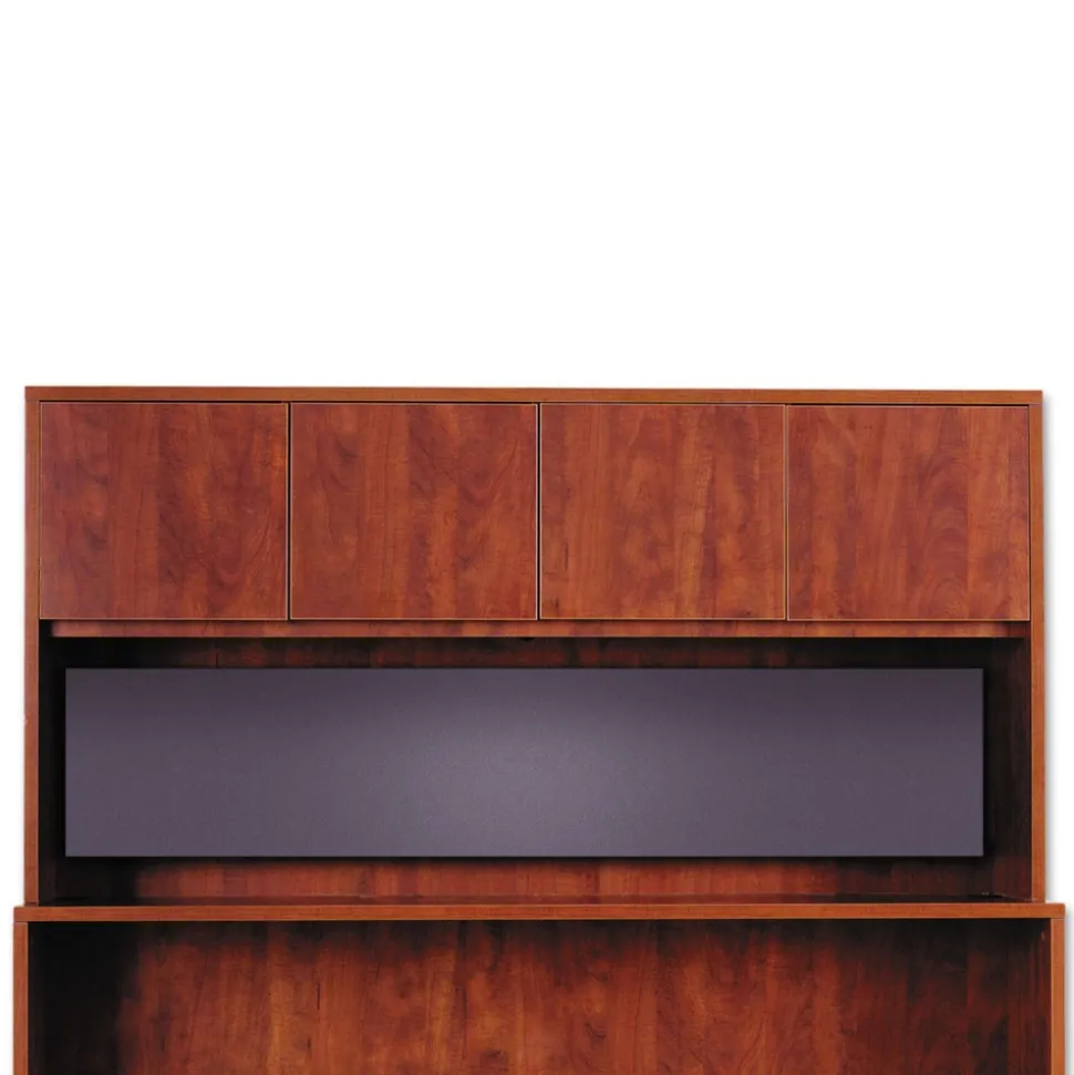 Alera Valencia Series 62-3/8 in. x 1/2 in. x 14 in. Tackboard for Open Storage Hutch - Charcoal