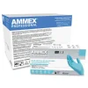 Ammex 9.5 in. Long 3 mil Powder-Free Nitrile Exam Gloves - X-Large/Light Blue (1000/Carton)