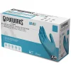 Ammex 8 mil Blue Powder-Free Nitrile Exam Gloves - X-Large, Blue (500/Carton)