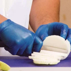 Ammex 3 mil Industrial Powder-Free Vinyl Gloves - X-Large, Blue (1000/Carton)