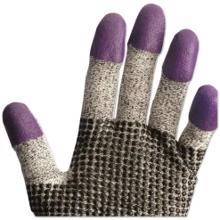 Ansell G60 240 mm Purple Nitrile Gloves - Large/Size 9/Black/White (1-Pair)
