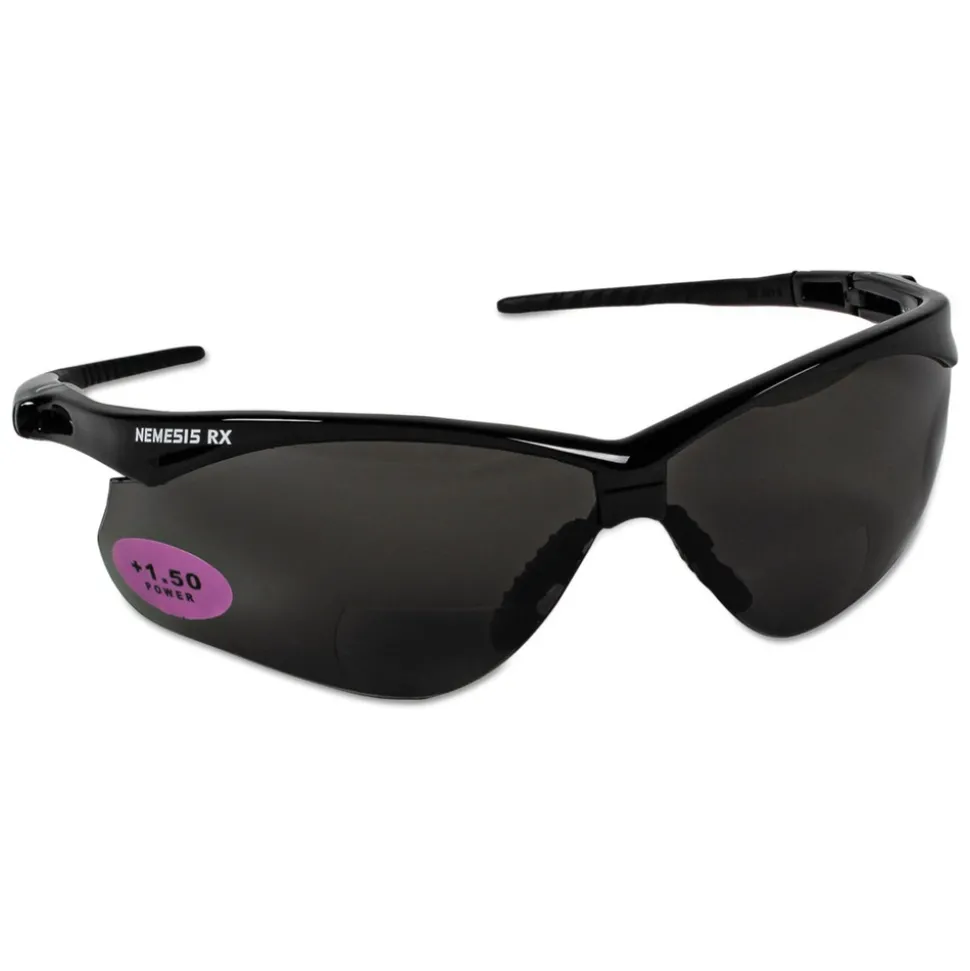 Ansell Nemesis Readers Safety Glasses - Smoke Frame/Smoke Polycarbonate Lens