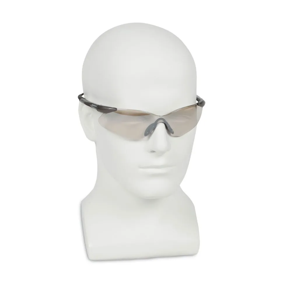 Ansell Nemesis VL Indoor/Outdoor Uncoated Lens Safety Glasses - Gunmetal Frame