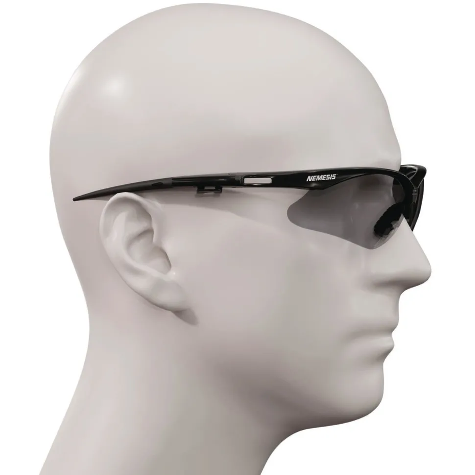 Ansell V30 Nemesis VL Safety Glasses - Black Frame/Smoke Lens (12/Carton)
