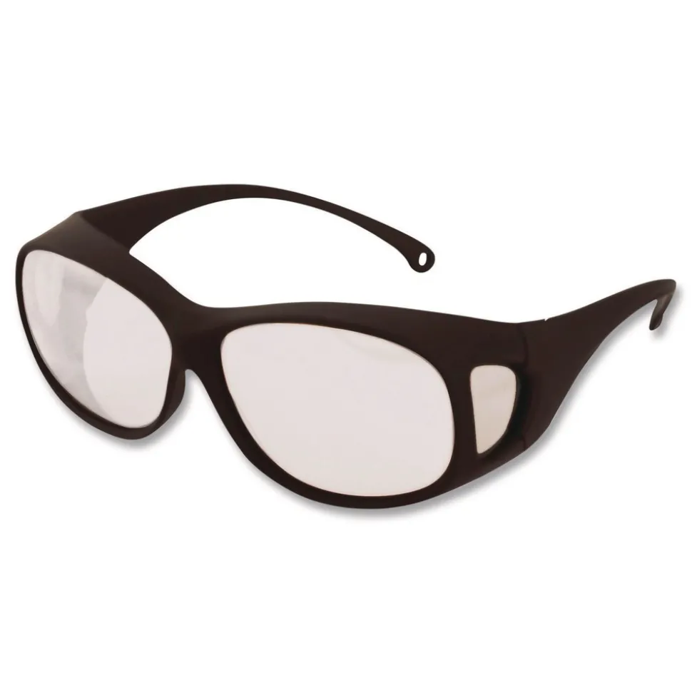 Ansell V50 OTG Safety Eyewear - Black Frame/Clear Anti-Fog Lens