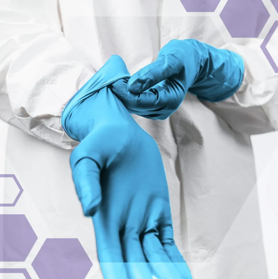 Ansell Kimtech Element Nitrile Exam Gloves - X-Small, Blue (2500/Carton)