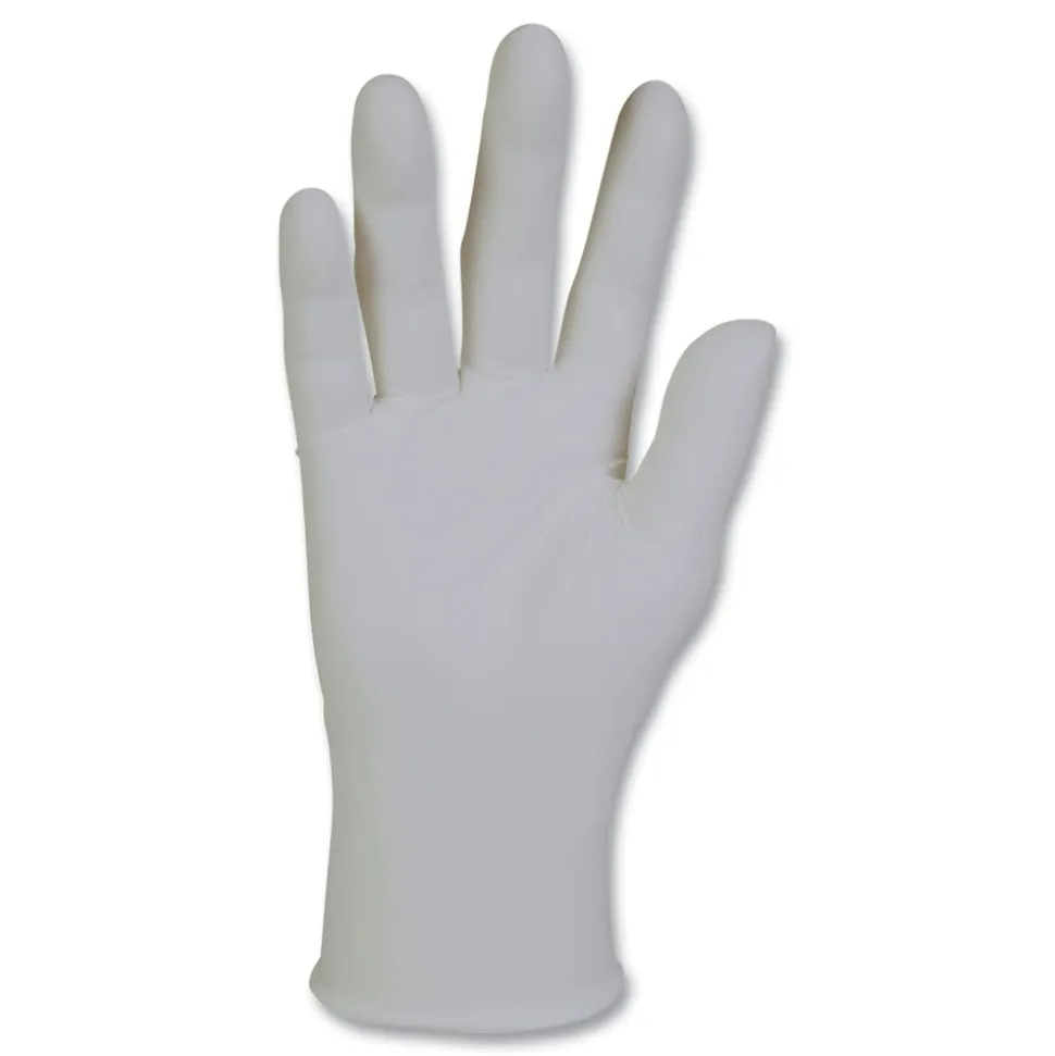 Ansell 3.5 mil Thick 9.5 in. Long Powder-Free STERLING Nitrile Exam Gloves - Large, Sterling Gray (200/Box)