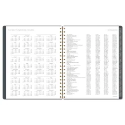 AT-A-GLANCE 11 in. x 8.5 in. 12-Month (Jan-Dec 2026) Hera Weekly Monthly Planner - Black/Gold Cover