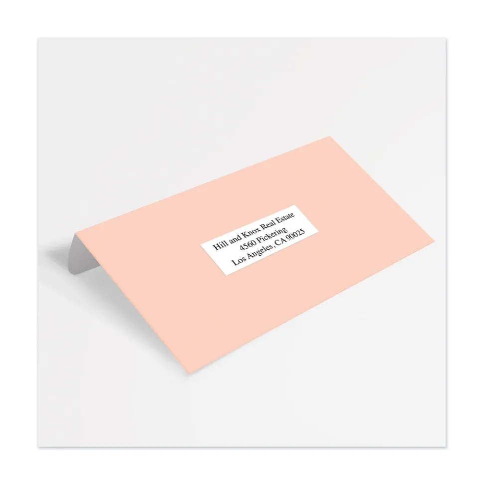 Avery 1 in. x 2.81 in. Copier Mailing Labels - White (33/Sheet, 250 Sheets/Box)