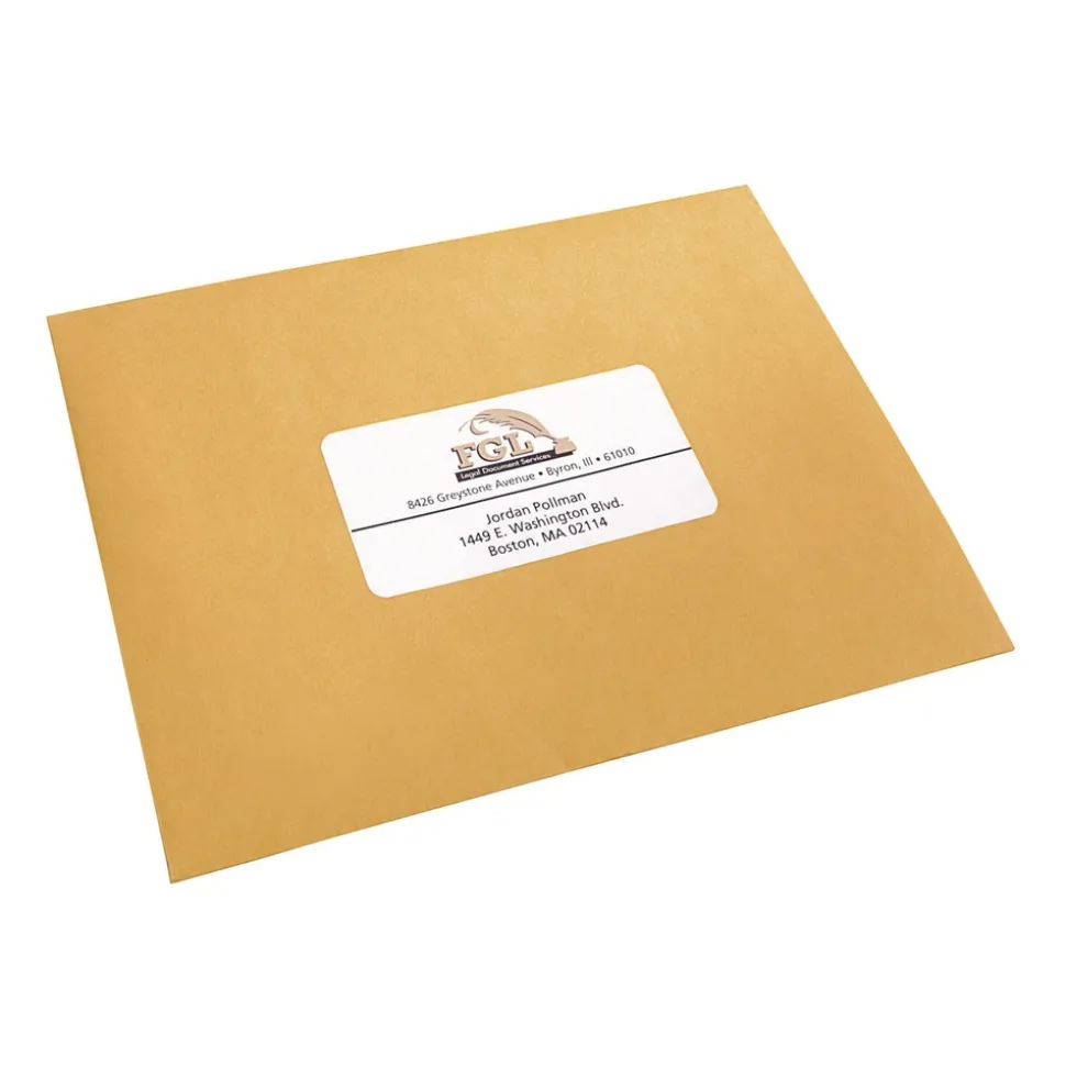 Avery 2 in. x 4 in. Shipping Labels-Bulk Packs for Inkjet/Laser Printers - White (10/Sheet, 250 Sheets/Box)
