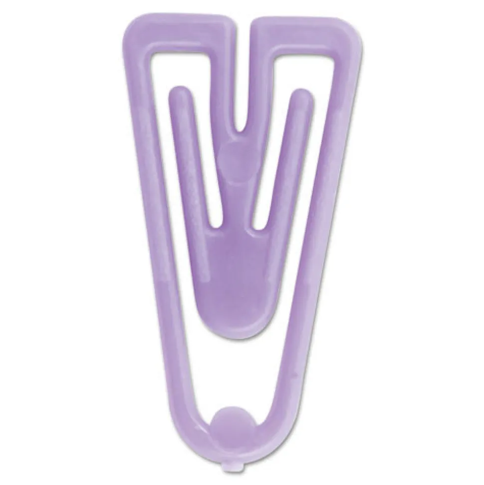 Baumgartens Plastiklips Smooth Paper Clips - Small/Assorted Colors (1000/Box)