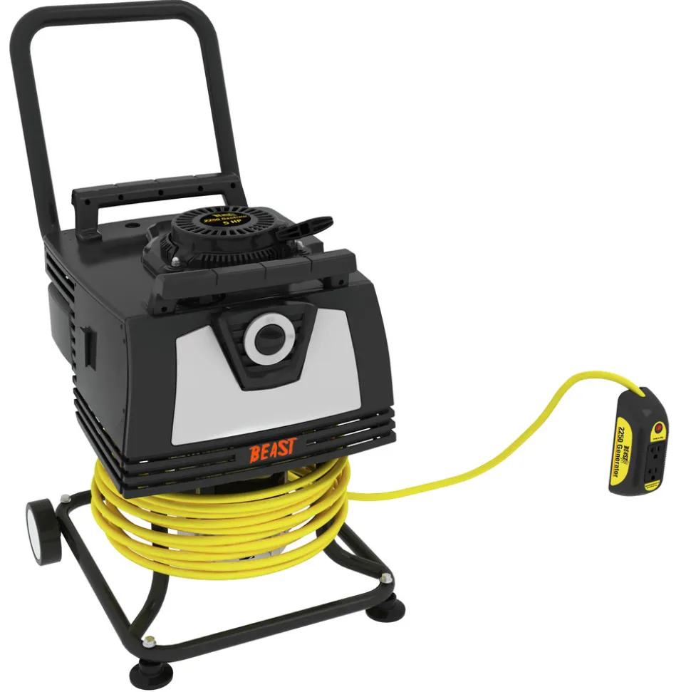 BEAST G2250BM21 5 HP 2250 Watt 140cc Non-CARB Compliant Portable Generator with 25 ft. Heavy Duty Cord