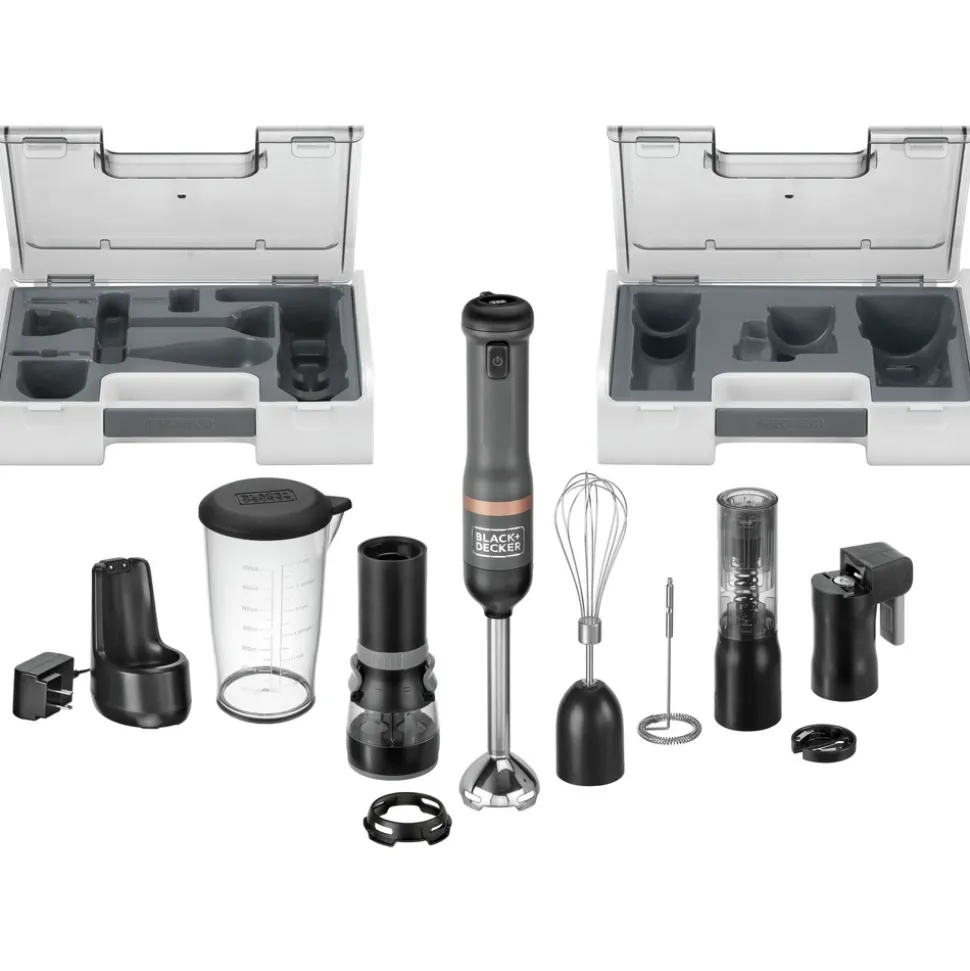 Black & Decker kitchen wand Cordless Blender 6-in-1 Kitchen Multi-Tool - Grey