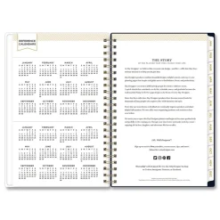 Blue Sky 8 in. x 5 in. 12-Month (Jan-Dec 2026) Day Designer Peyton Weekly/Monthly Planner - Navy Cover
