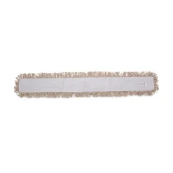 Boardwalk BWK1360 60 in. x 5 in. Hygrade Cotton Industrial Dust Mop Head - White