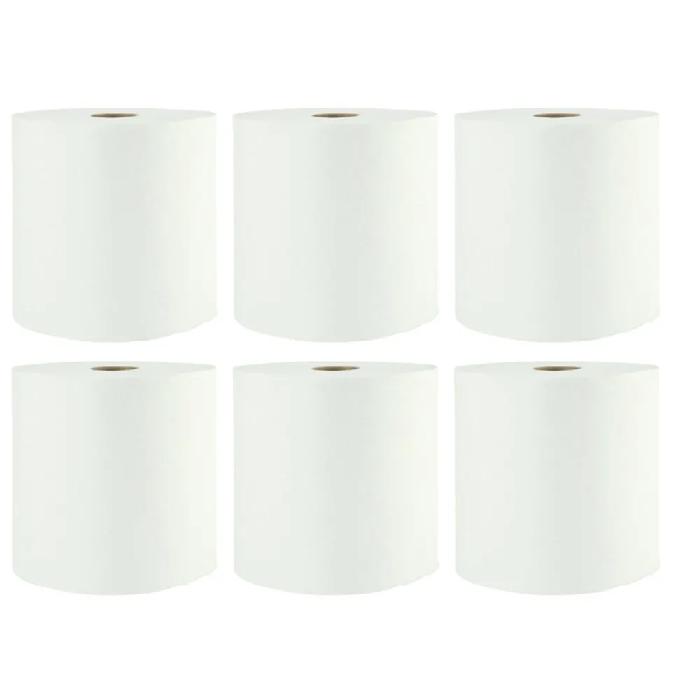 Boardwalk BWK35XTRA 1-Ply 8 in. x 800 ft. Xtra Roll Towels - White (6 Rolls/Carton)