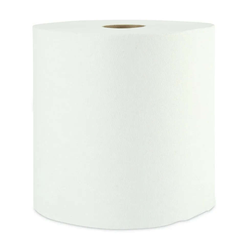Boardwalk BWK35XTRA 1-Ply 8 in. x 800 ft. Xtra Roll Towels - White (6 Rolls/Carton)