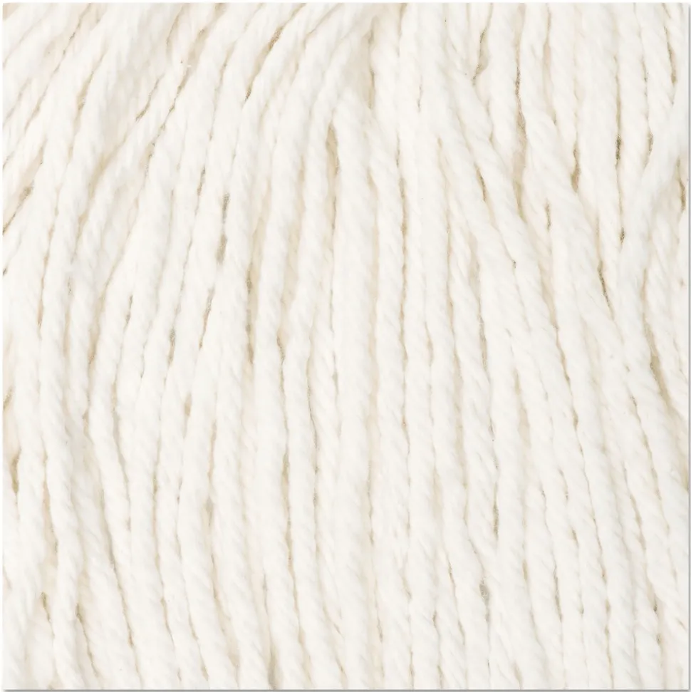 Boardwalk #24 Cut-End Rayon Wet Mop Head - White (12/Carton)