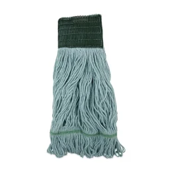 Boardwalk EchoMop with Looped-End Synthetic/Cotton Wet Mop Head - Medium, Blue (12/Carton)