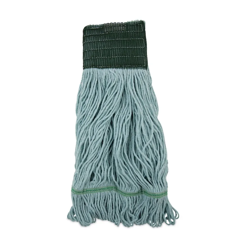 Boardwalk EchoMop with Looped-End Synthetic/Cotton Wet Mop Head - Medium, Blue (12/Carton)