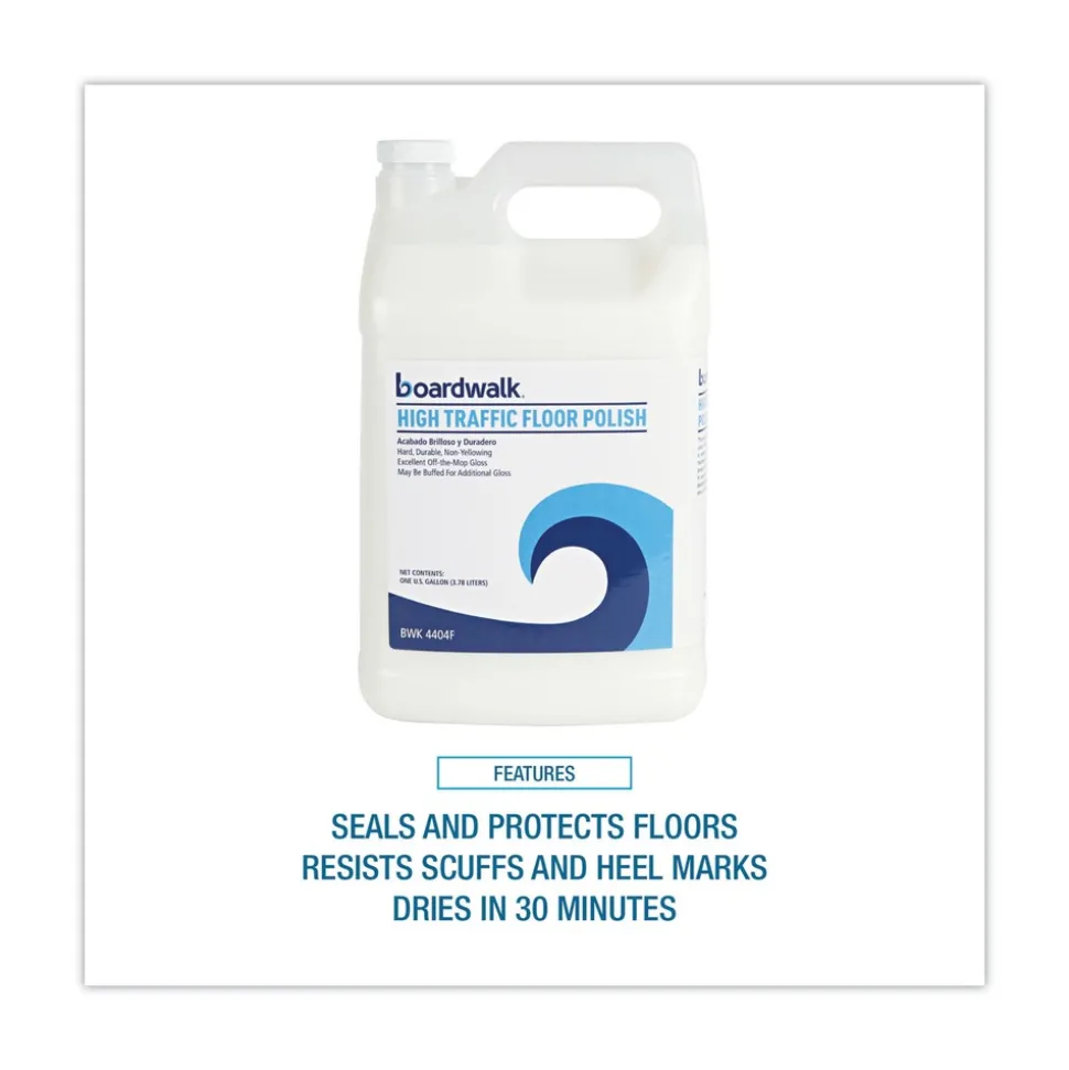 Boardwalk 1 Gallon Bottle High Traffic Floor Polish