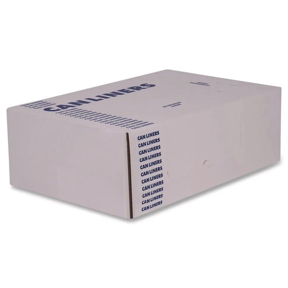 Boardwalk 16 Gallon 8 mic 24 in. x 33 in. Perforated Roll High-Density Can Liners - Natural (1000/Carton)