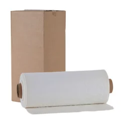 Boardwalk 60 Gallon 1.8 mil 38 in. x 63 in. Industrial Drum Liners Rolls - Clear (75/Carton)