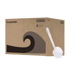 Boardwalk 12 in. Deluxe Plastic Bowl Mop with 2 in. Mop Head - White (25/Carton)