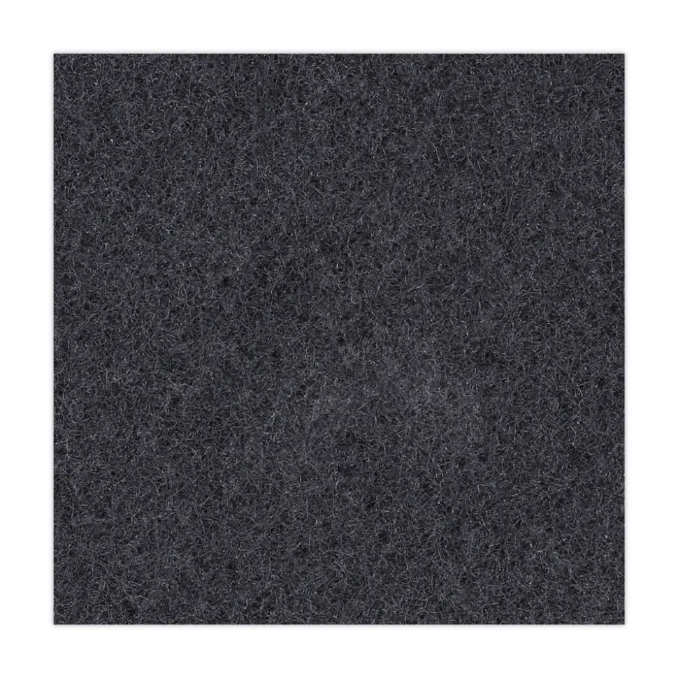 Boardwalk 16 in. Diameter Stripping Floor Pads - Black (5/Carton)