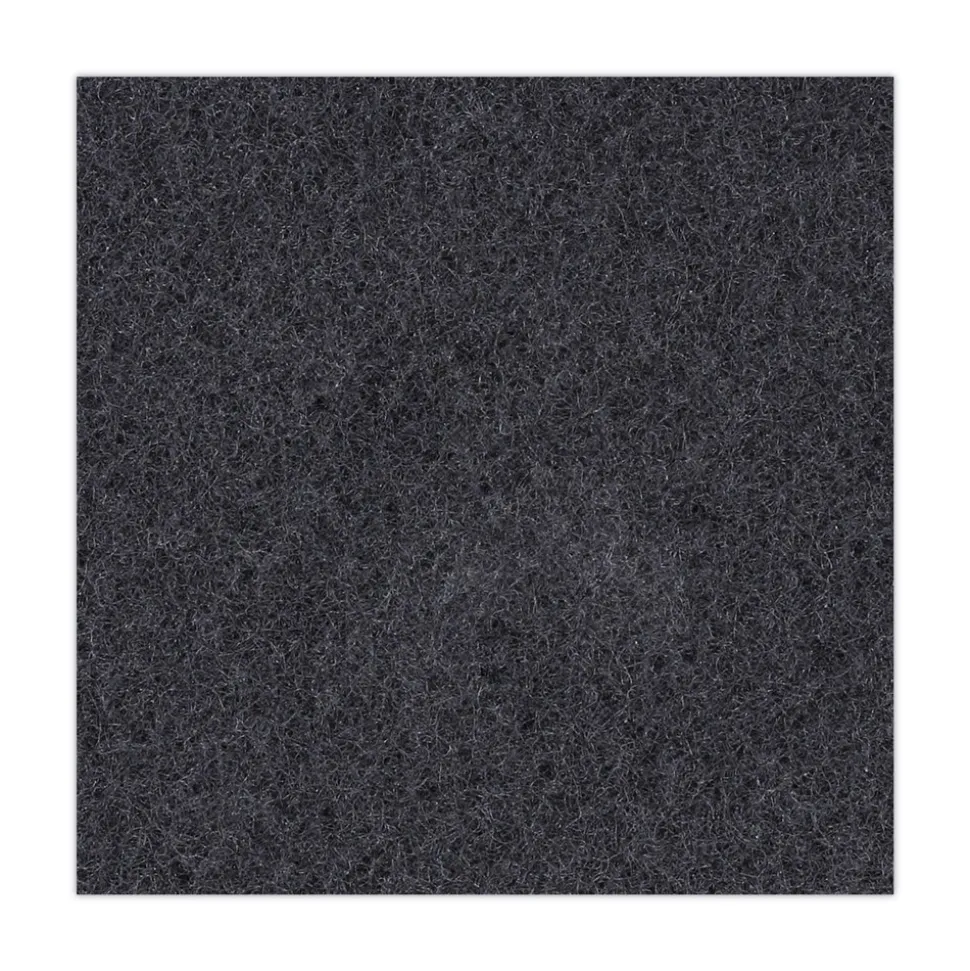 Boardwalk 19 in. Diameter Stripping Floor Pads - Black (5/Carton)