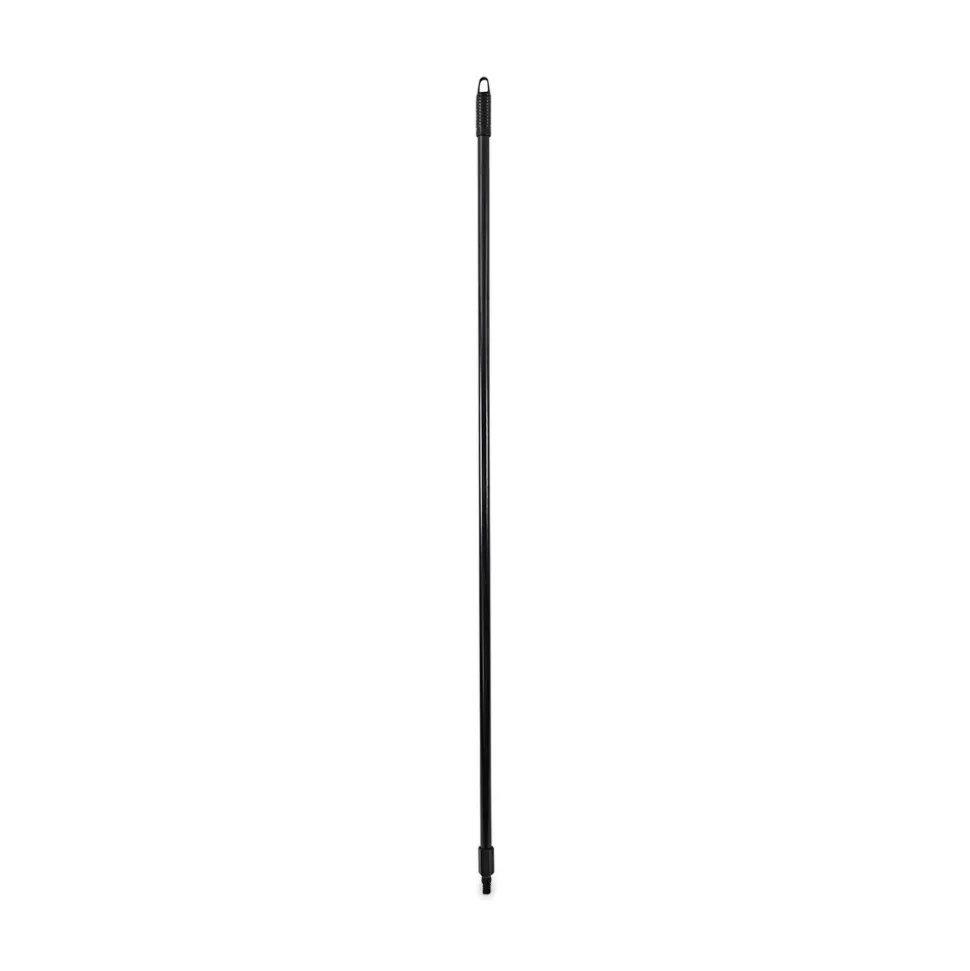 Boardwalk 1 in. Diameter x 60 in. Fiberglass Broom Handle Nylon Plastic Threaded End - Black