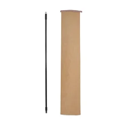 Boardwalk 1 in. Diameter x 60 in. Fiberglass Broom Handle Nylon Plastic Threaded End - Black
