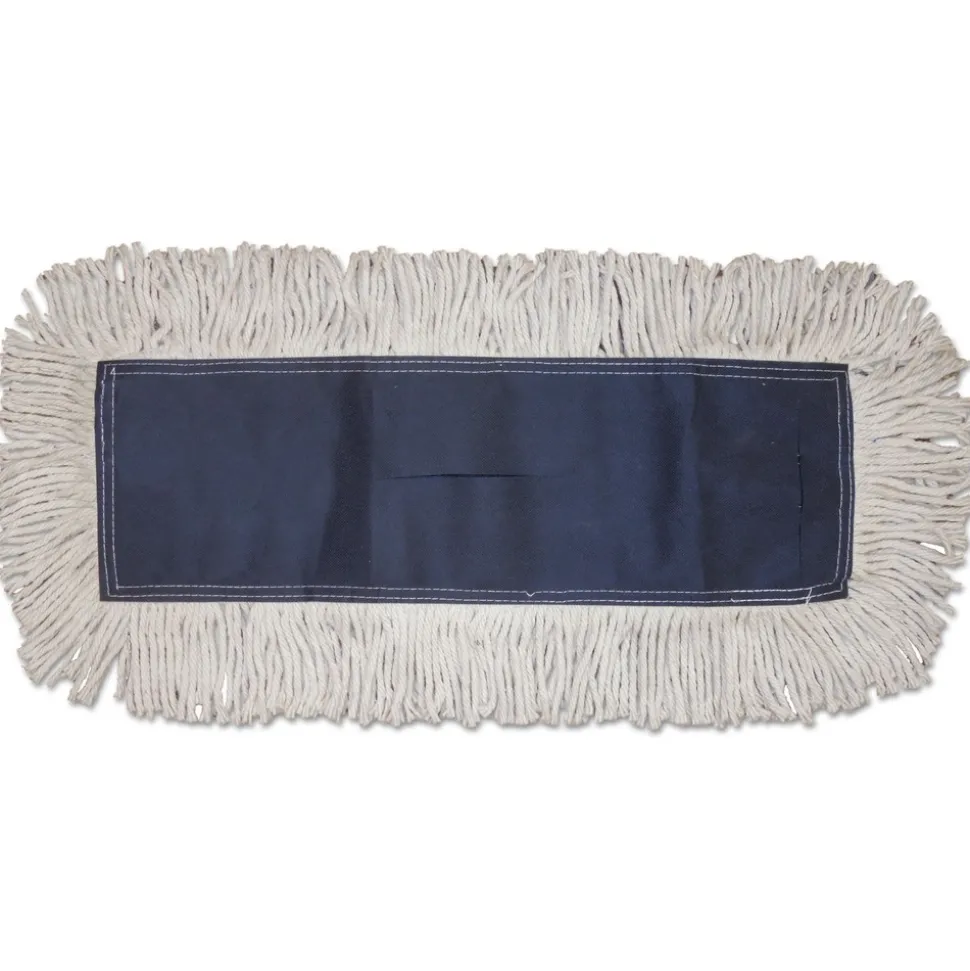 Boardwalk 5 in. x 60 in. Disposable Dust Mop - White
