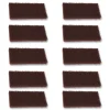 Boardwalk 4.62 in. x 10 in. Heavy-Duty Utility Pad - Brown (10/Carton)