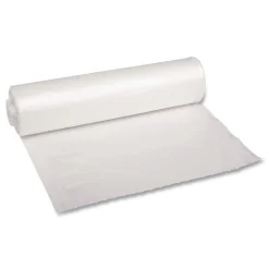 Boardwalk 33 in. x 39 in. 1.4 mil 33 gal. Recycled Low-Density Polyethylene Can Liners - Clear (100/Carton)