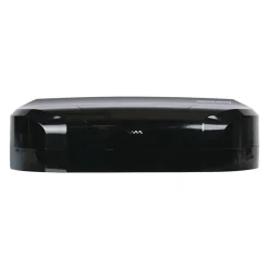 Boardwalk 20.25 in. x 6 in. x 12.25 in. Jumbo Twin Toilet Tissue Dispenser - Black