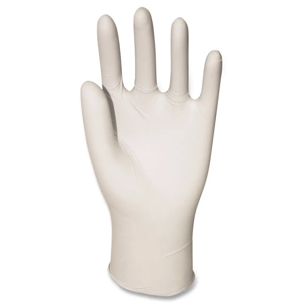 Boardwalk 4.4 mil 9.5 in. Long Powder-Free General-Purpose Latex Gloves - Extra Large, Natural (100/Box, 10 Boxes/Carton)
