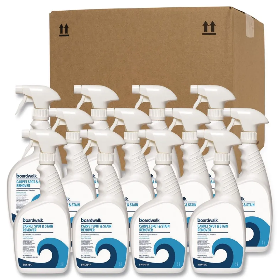 Boardwalk 32 oz Carpet Spot and Stain Remover - Country Fresh Scent (12/Carton)