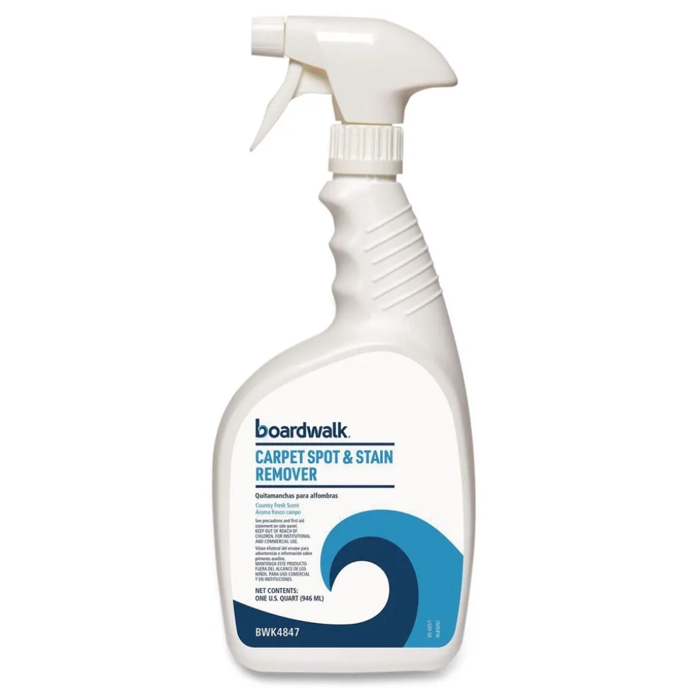Boardwalk 32 oz Carpet Spot and Stain Remover - Country Fresh Scent (12/Carton)