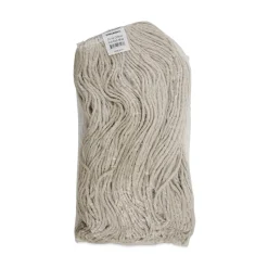 Boardwalk 32 oz. 4-Ply Cut-End Cotton Mop Head - White (12/Carton)
